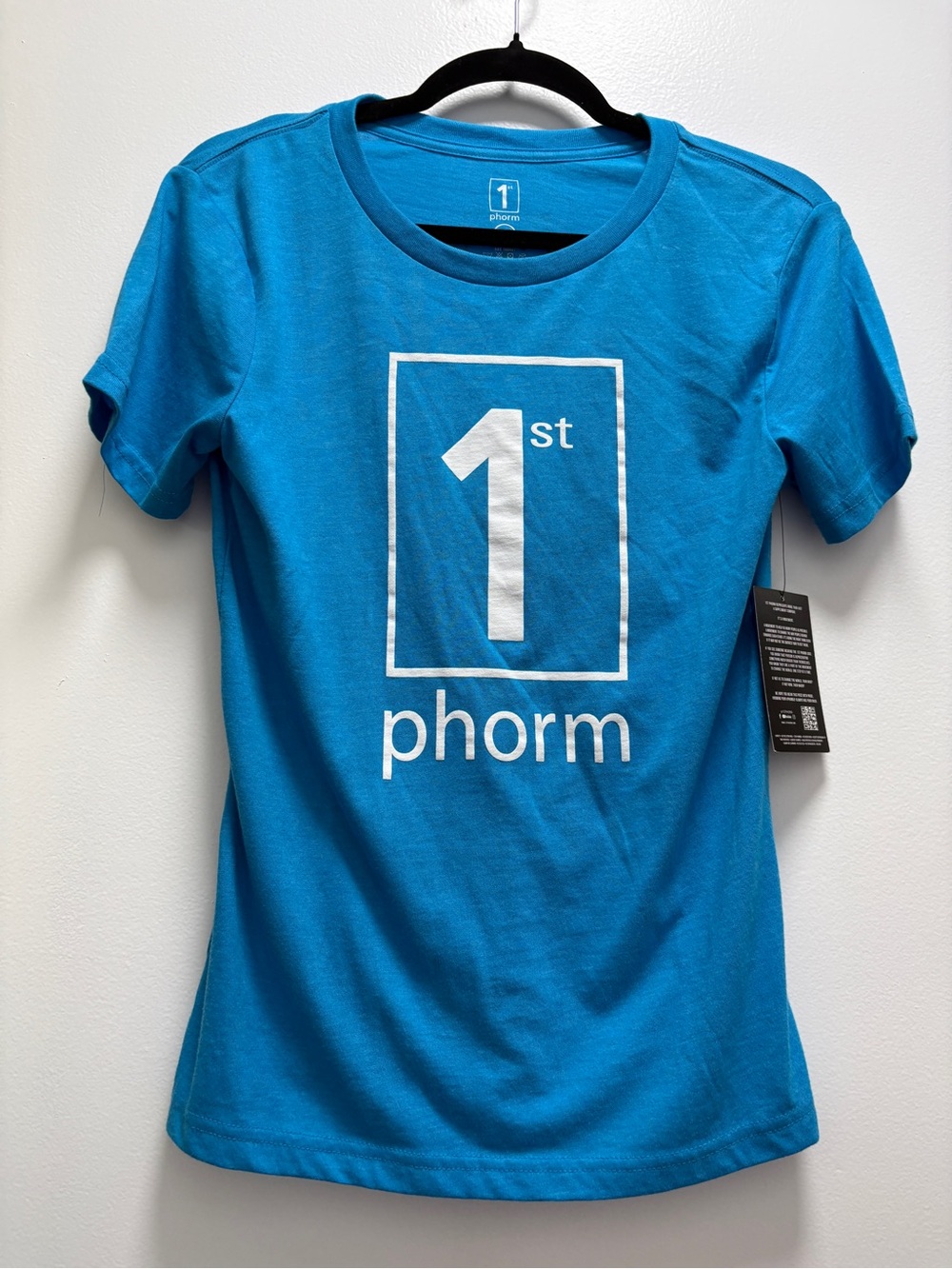 1st Phorm Blue Logo Athletic Tee NEW size small
